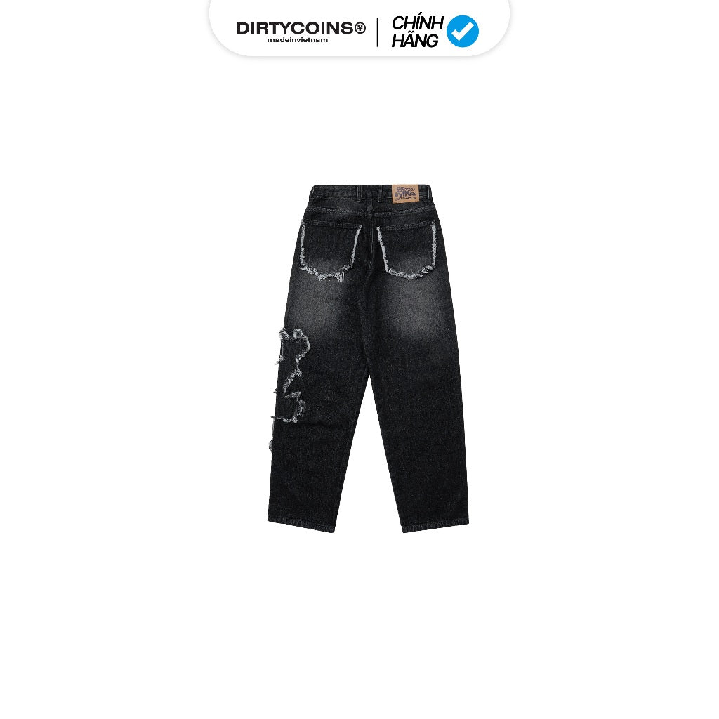 DirtyCoins Denim Pants Wash Flame Black