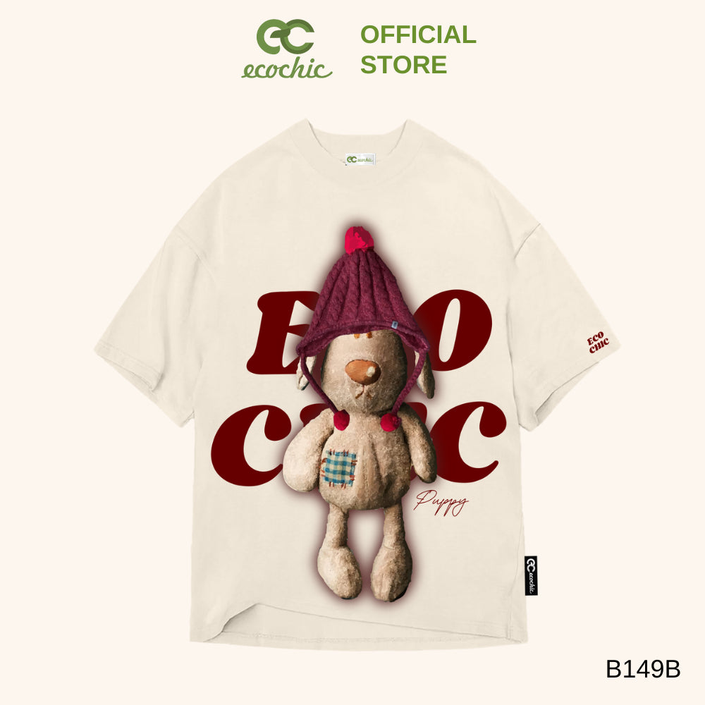 Áo Phông ECOCHIC WOOLLY PUP Tee Local Brand Chính Hãng Unisex Form Rộng Oversize Premium Cotton 100% B149