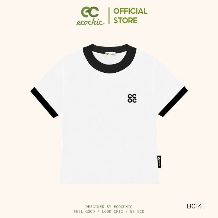 ECOCHIC Local Brand Baby Tee T-shirt Genuine Unisex Slim Form Premium Cotton 100% B014 