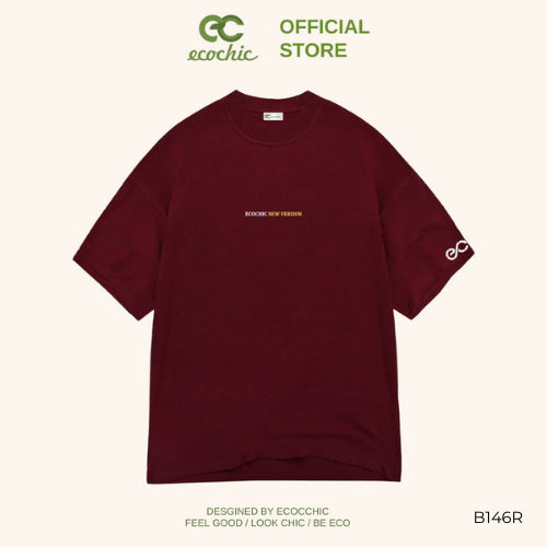 ECOCHIC NEW VERSION Tee Local Brand Authentic Unisex Oversize Premium Cotton 100% B146 