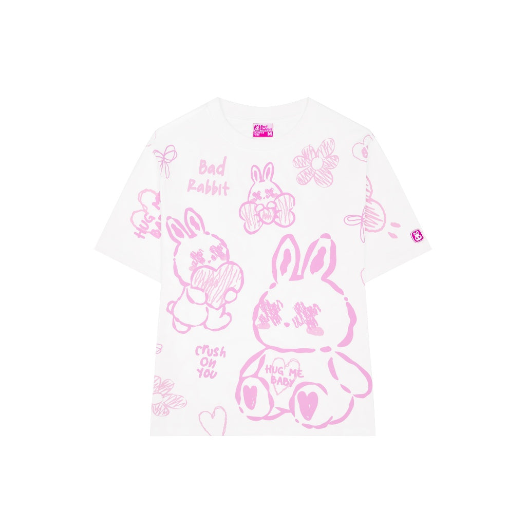 [NEW PRODUCT] Unisex ADORE RABBIT TEE - Genuine Local Brand - BAD RABBIT CLUB