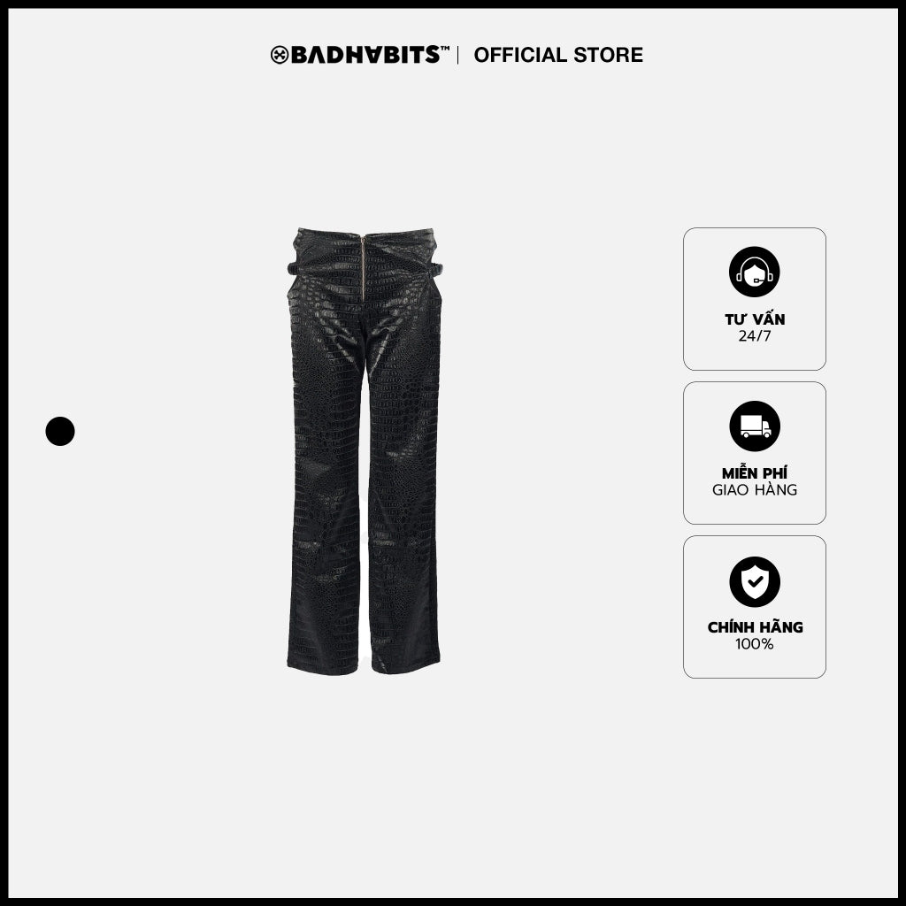 Bad Habits FAUX LEATHER PANTS Local Brand Genuine Women's Pants