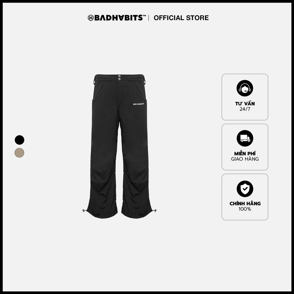 BAD HABITS PARACHUTE PANTS - LAZY THINK COLLECTION
