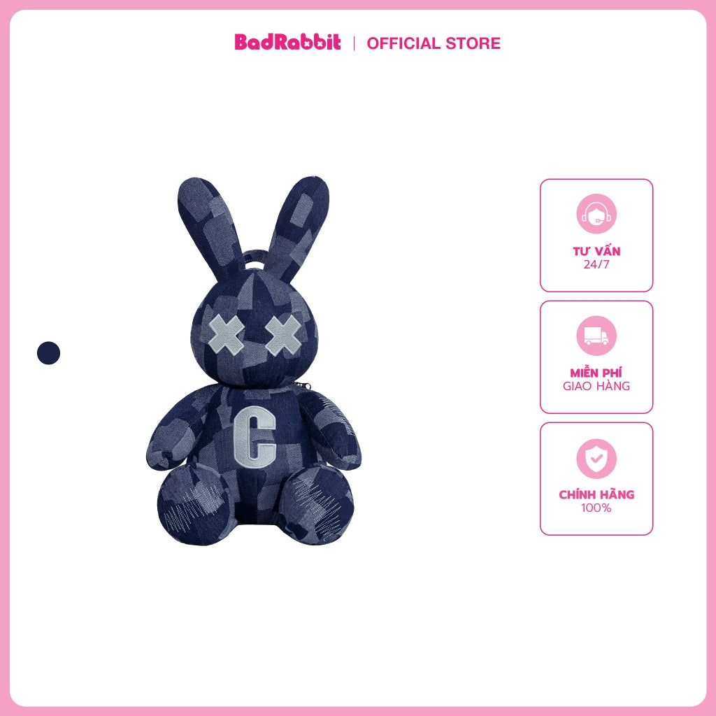 Bad Rabbit Backpack - JEANS BABY RABBIT BACKPACK - Genuine Local Brand