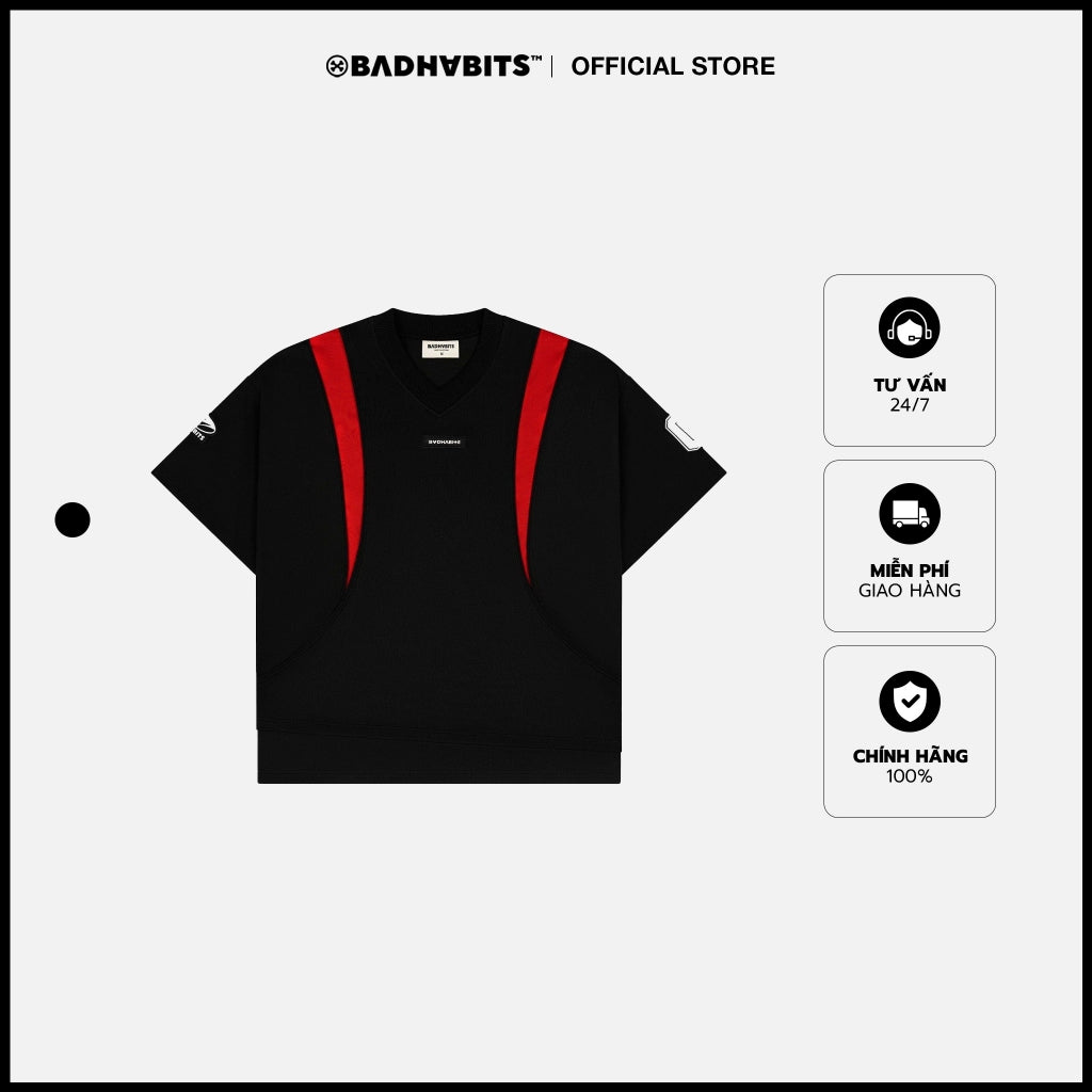 [SẢN PHẨM MỚI] Áo thun Unisex - Áo RED LINE JERSEY - BAD HABITS