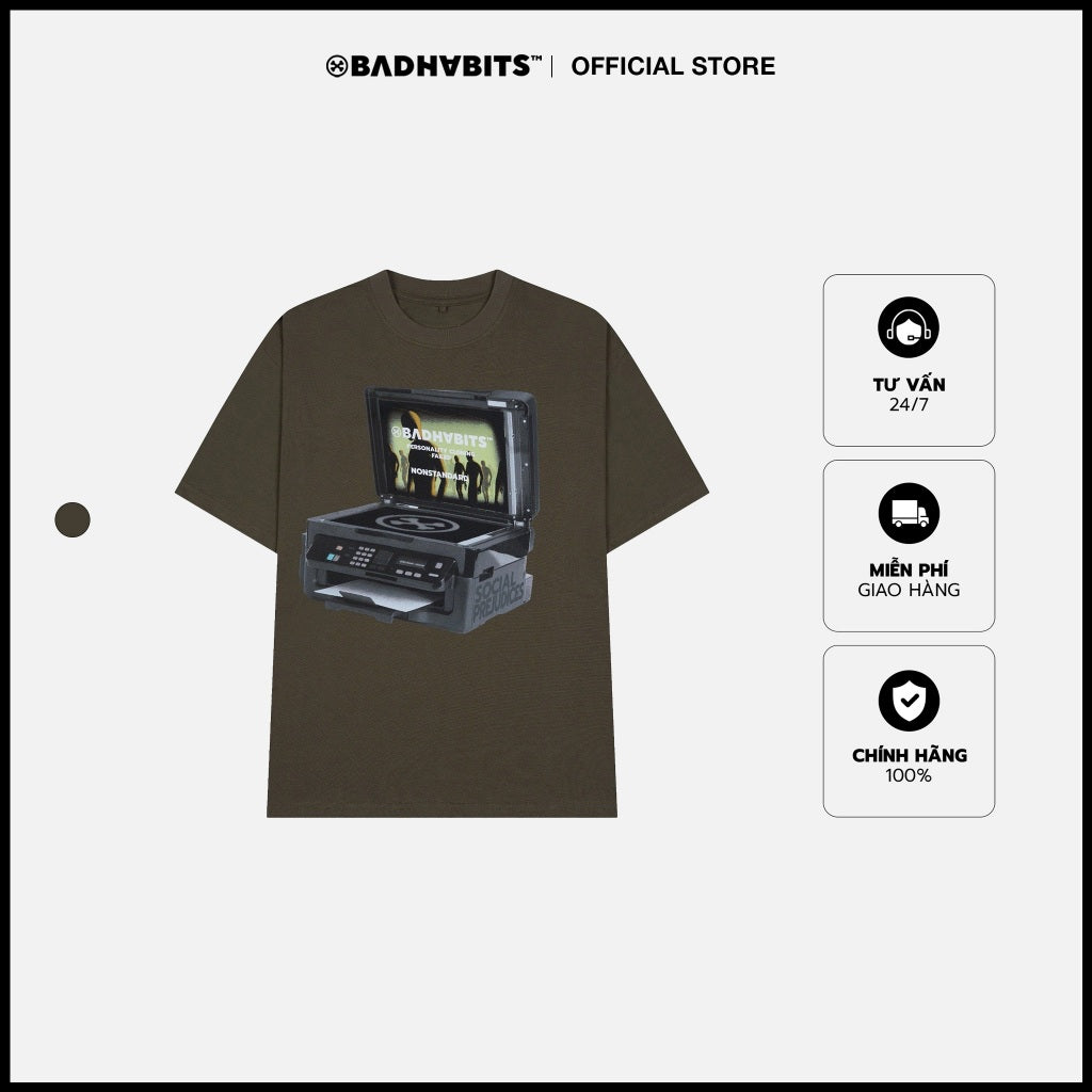 NON STANDARD PRINTER TEE - BAD HABITS NON STANDARD COLLECTION 