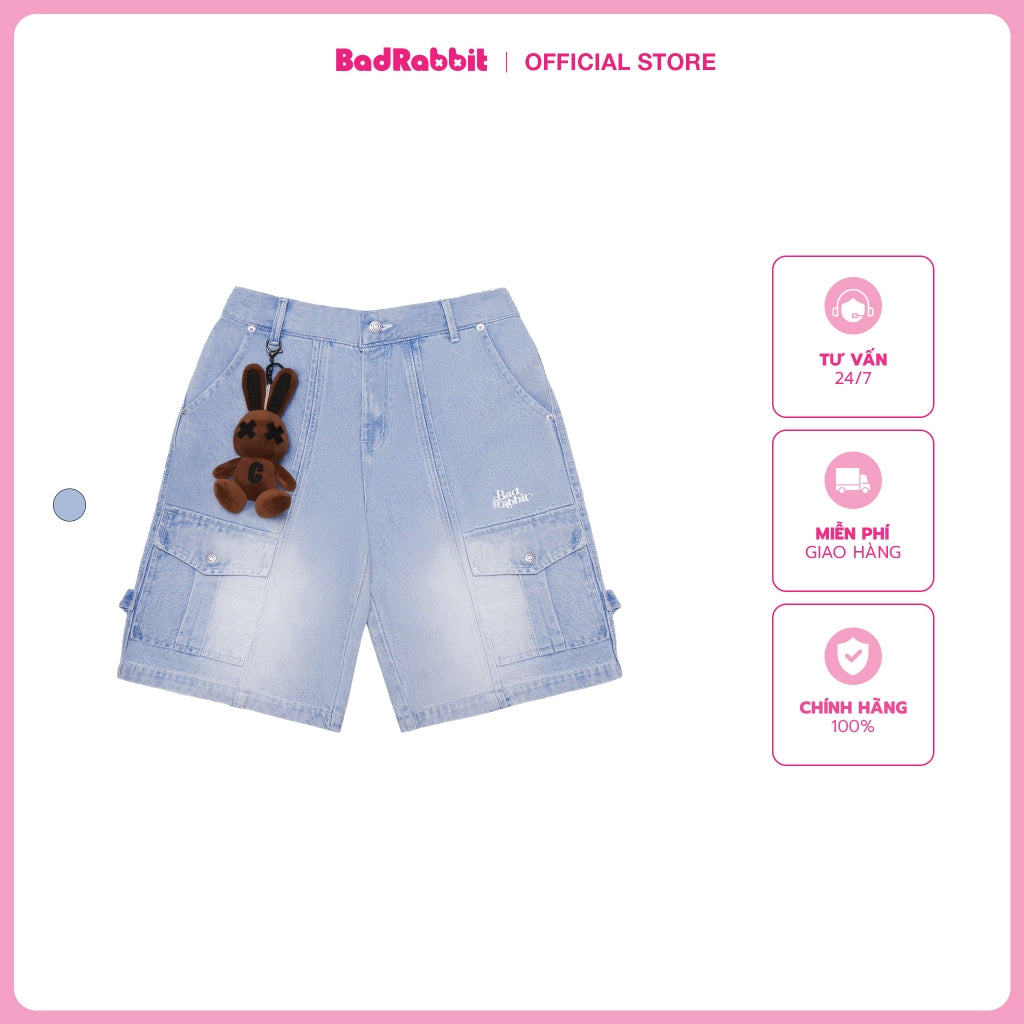 Bad Rabits Unisex Shorts - RABBIT JEAN SHORT - GENUINE LOCAL BRAND