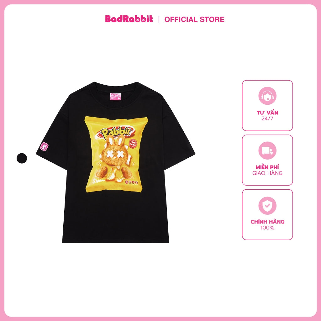 [ NEW PRODUCT ] UNISEX T-SHIRT - SNACK RABBIT TEE - GENUINE LOCAL BRAND - BAD RABBIT CLUB