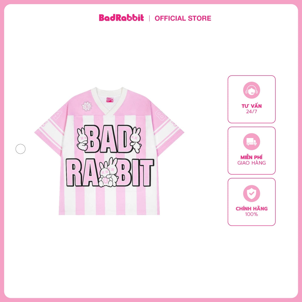 Baby Pink Rabbit Jersey T-shirt - Genuine Local Brand