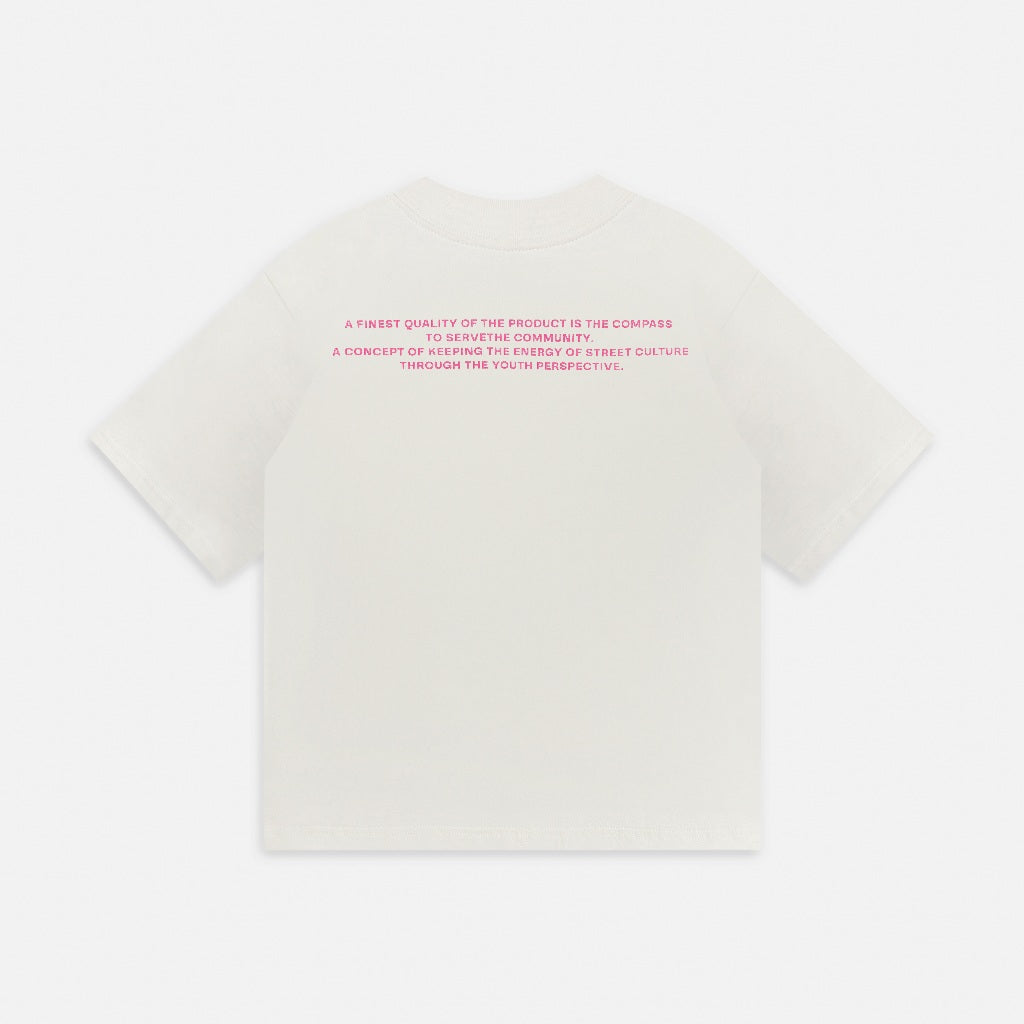 NEEDS OF WISDOM Glitch Tee - Cream - Genuine Local Brand