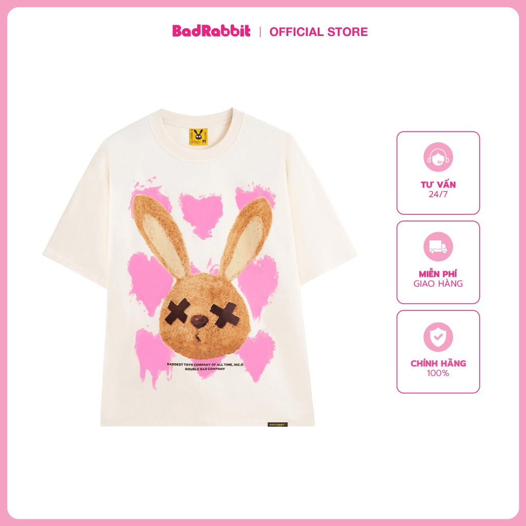 Unisex Bad Rabbit SWEET RABBIT TEE 100% Cotton - Genuine Local Brand