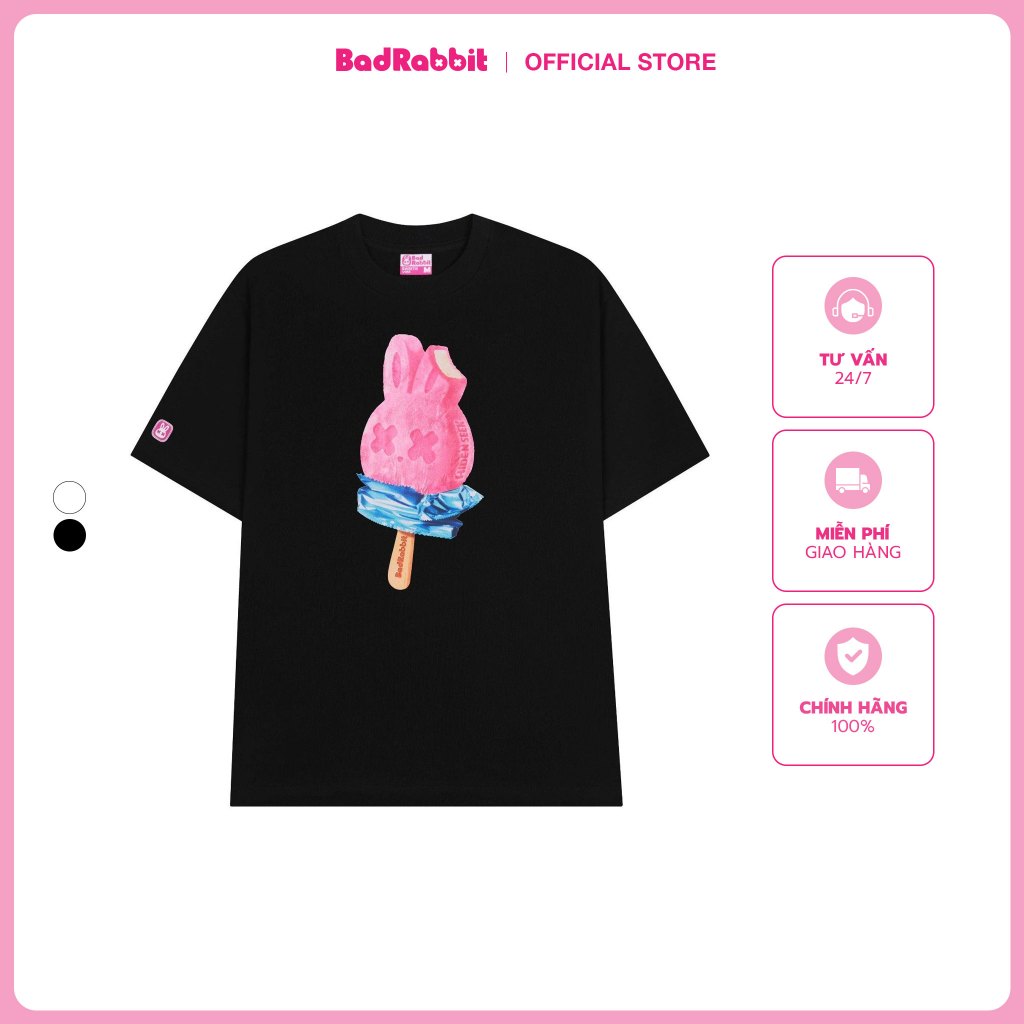 [NEW PRODUCT] UNISEX T-SHIRT - GELATO RABBIT TEE - GENUINE LOCAL BRAND - BAD RABBIT CLUB 