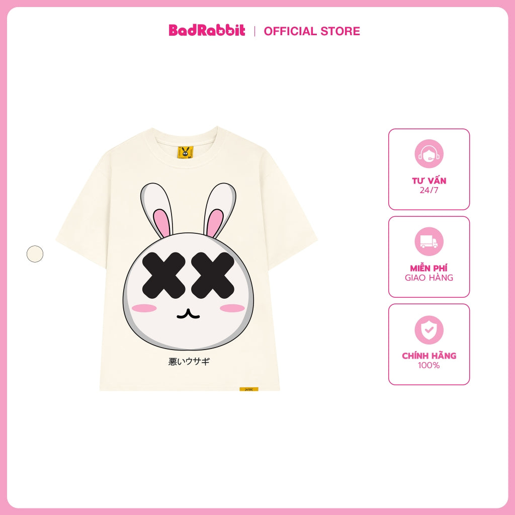 Unisex Bad Rabbit T-shirt - CUTIE RABBIT TEE - Genuine Local Brand
