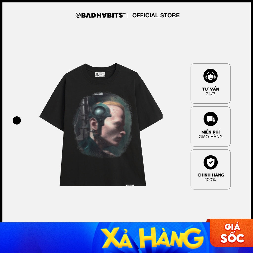 BAD CYBORG IS SLEEPIN'-LAZY THINK COLLECTION T-SHIRT