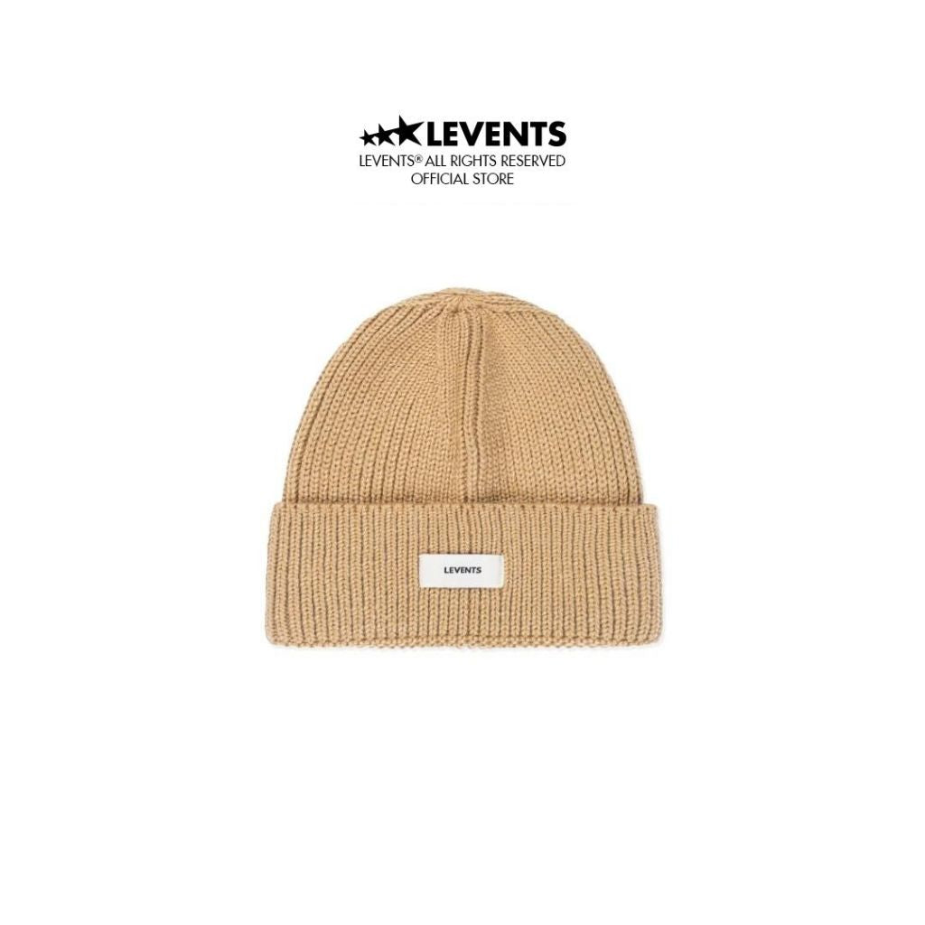 Levents Wool Beanie Hat/ Light Brown Caps Unisex Wool