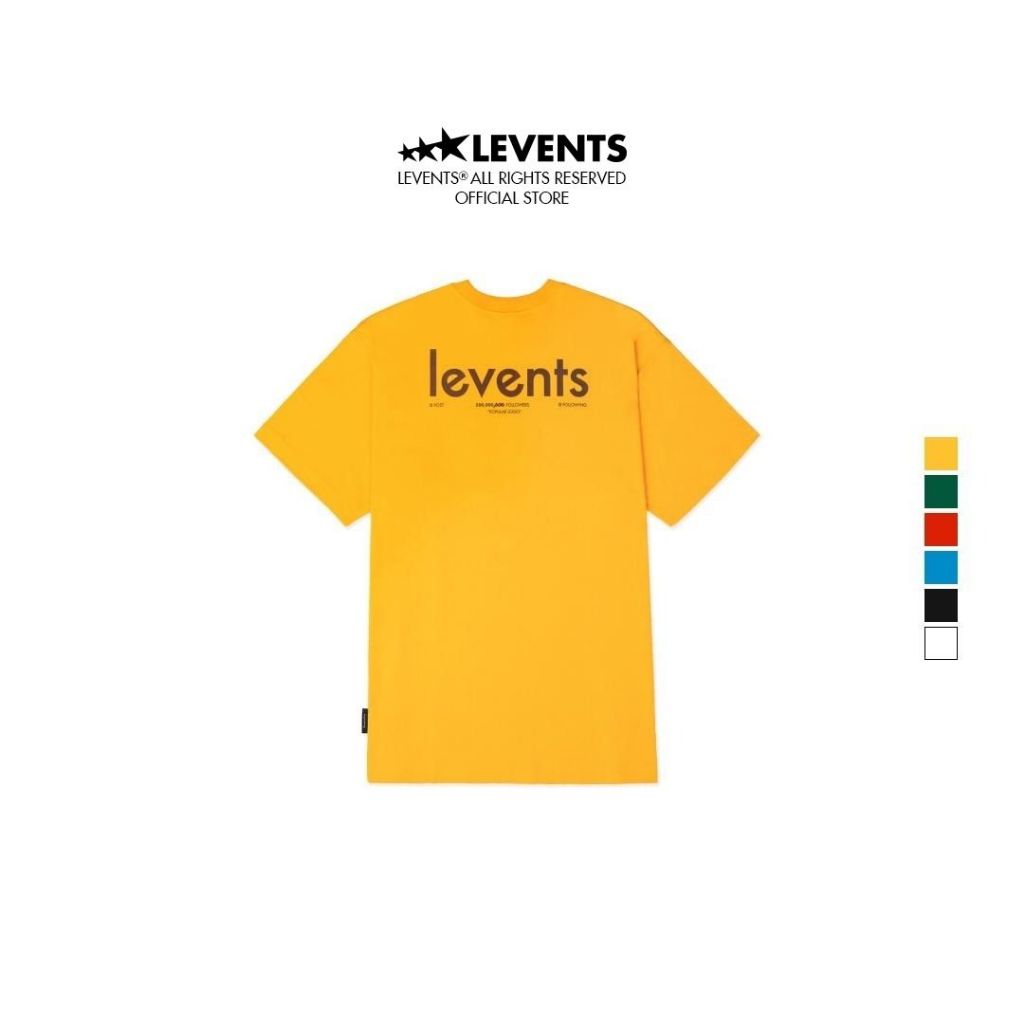 Levents T-shirt Popular Logo 2.0 Tee 100% Cotton Unisex Oversized T-shirt 
