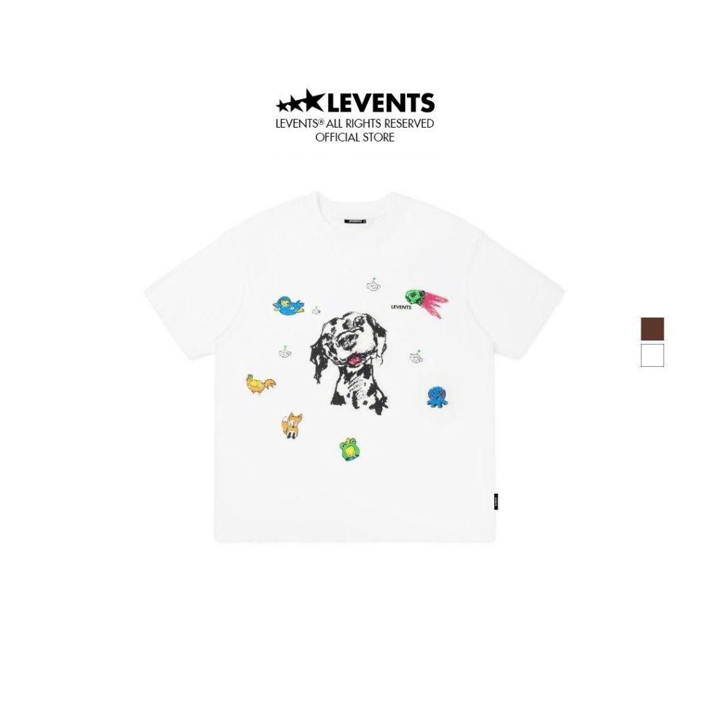Levents Dalmatian &amp; Friends Tee 100% Cotton Unisex Oversized T-shirt