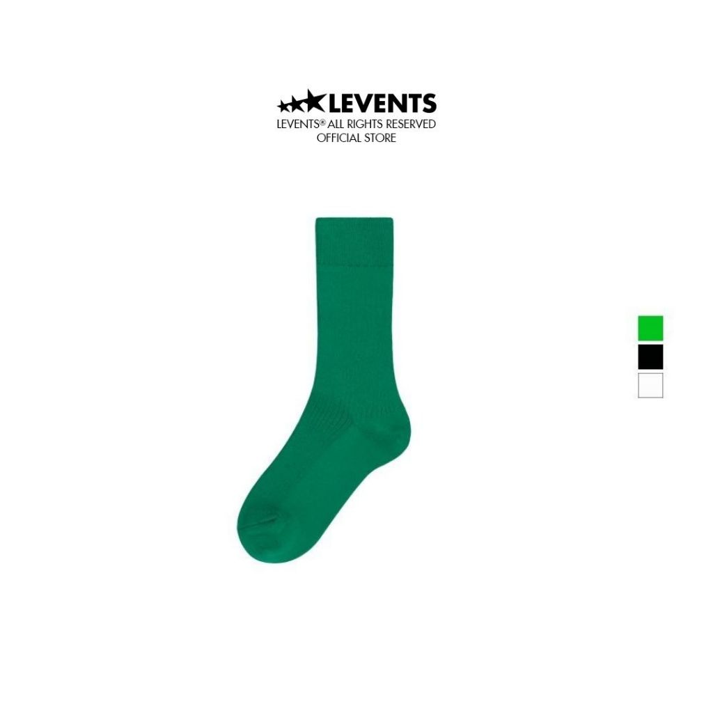 Levents Classic Blank Socks 100% Cotton Unisex 