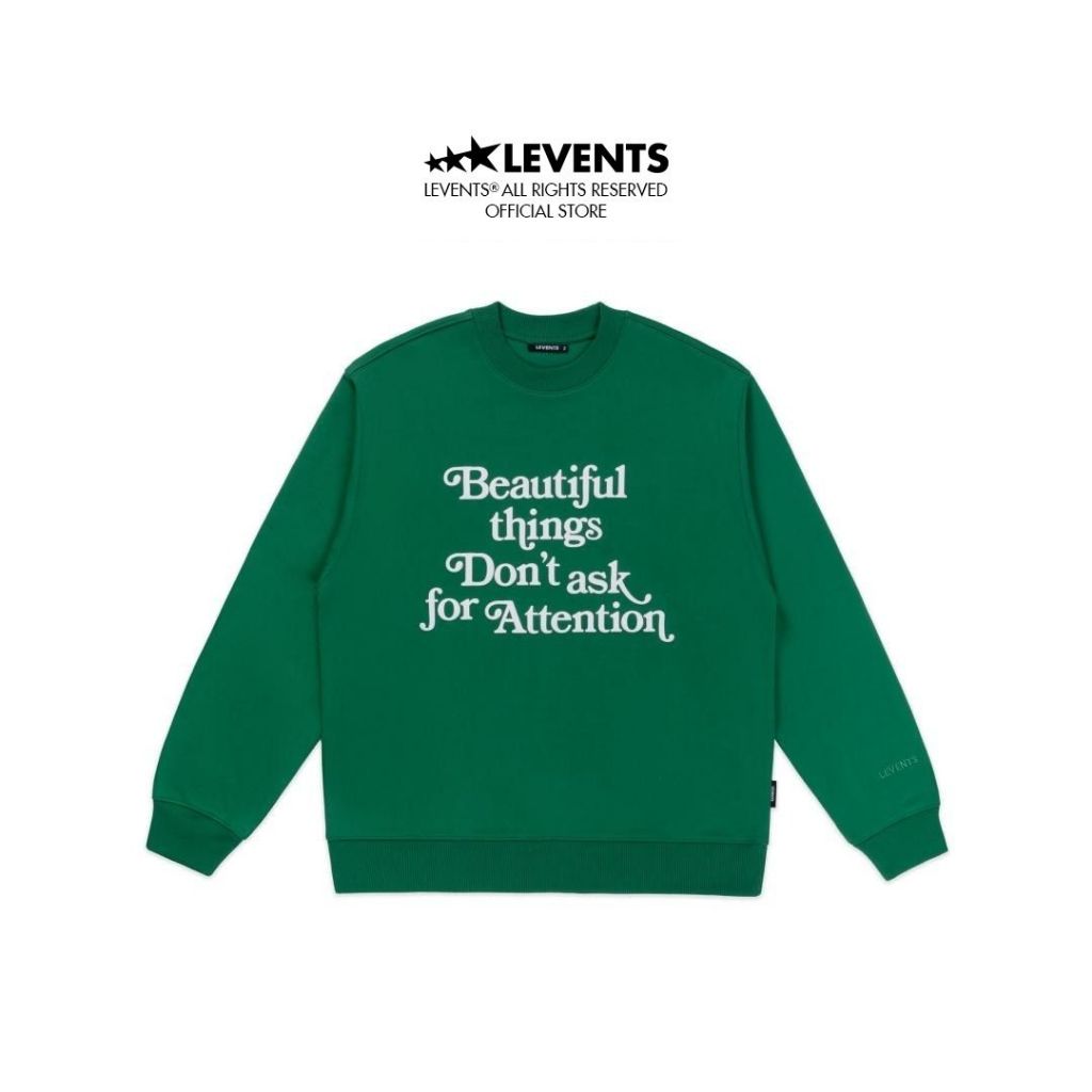 Levents Beautiful Things/ Green Unisex Oversized Sweater