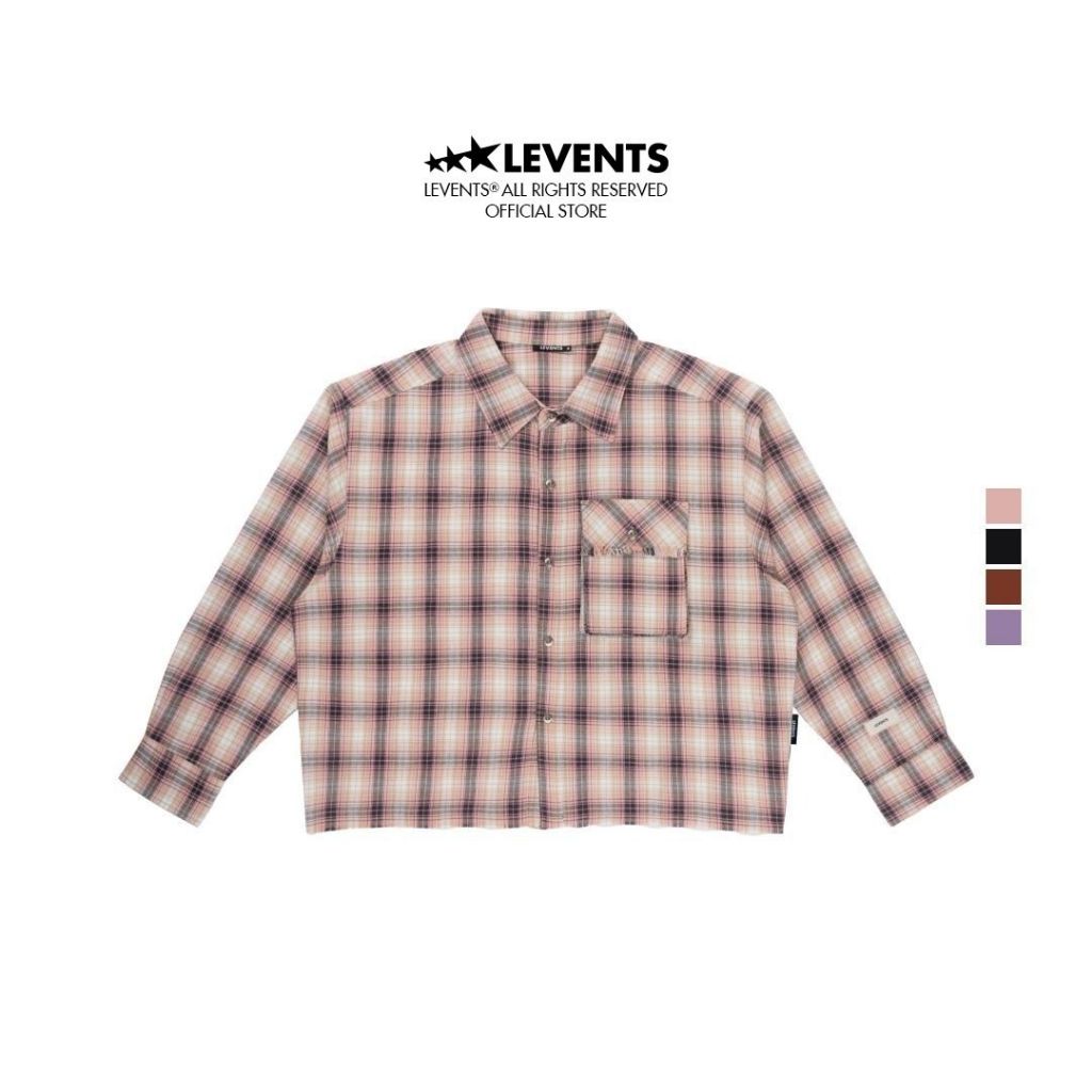 Levents Classic Flannel Shirt 100% Cotton Unisex Boxy 
