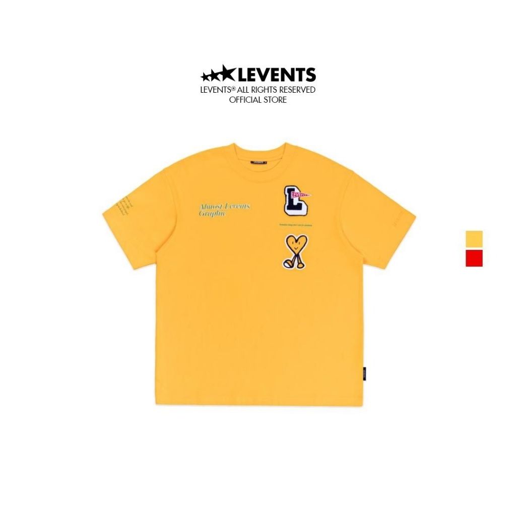 Levents Graphic Tee 100% Cotton Unisex Oversized T-shirt 