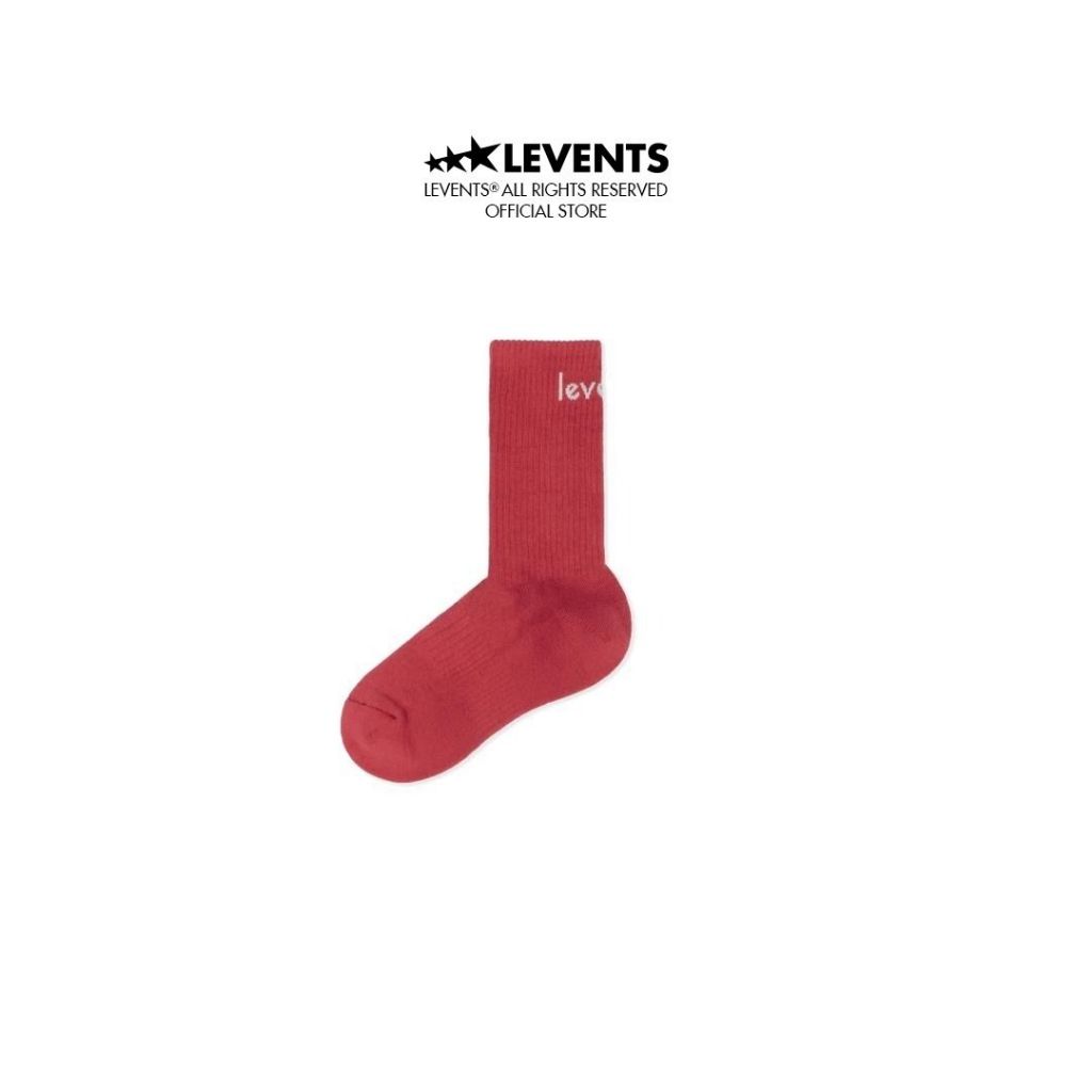 Levents Basic socks/ Red 100% Cotton Unisex