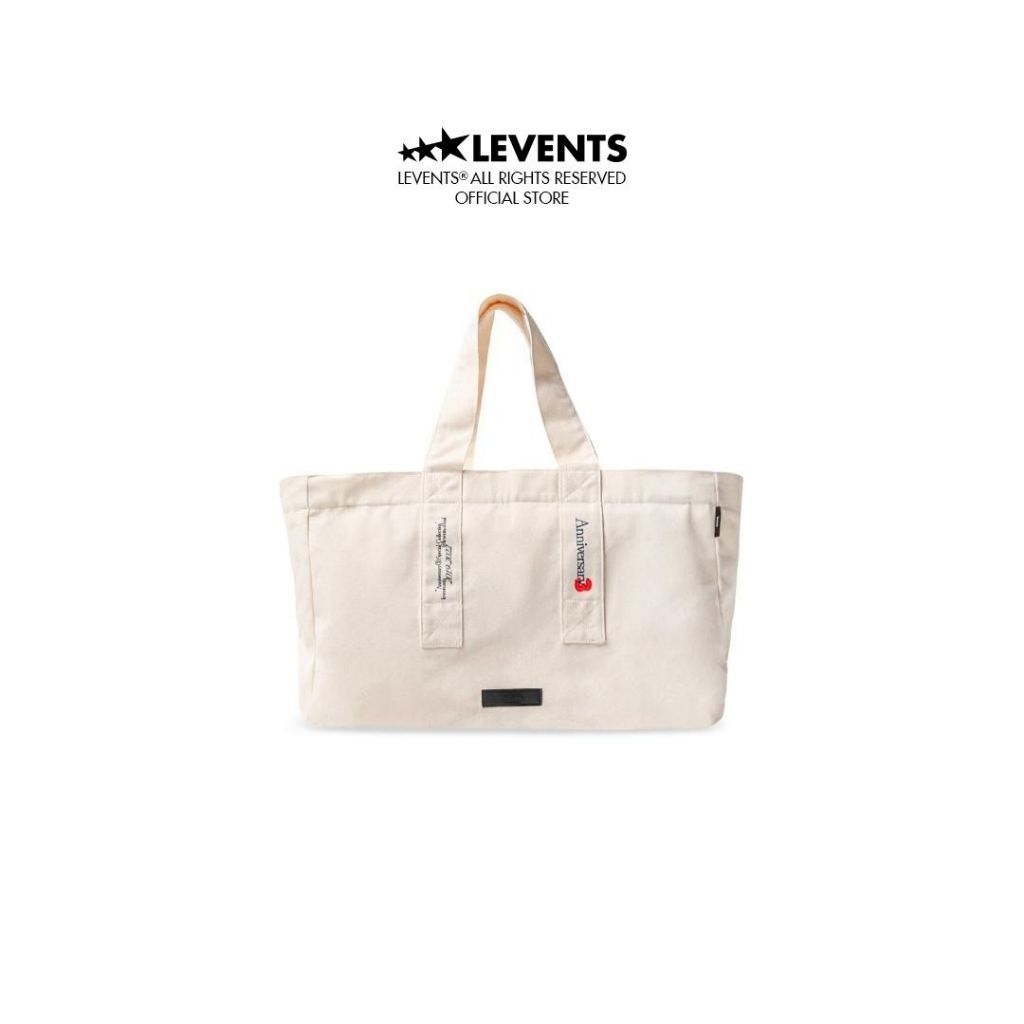 Tote Bag Levents 3rd Anniversary/ Off White Unisex Canvas
