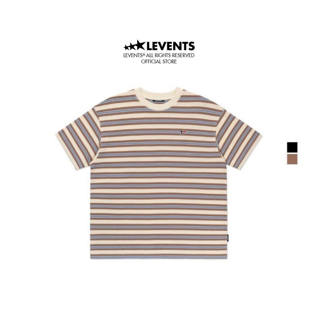 Levents Stripes Tee 100% Cotton Unisex Oversized T-shirt 