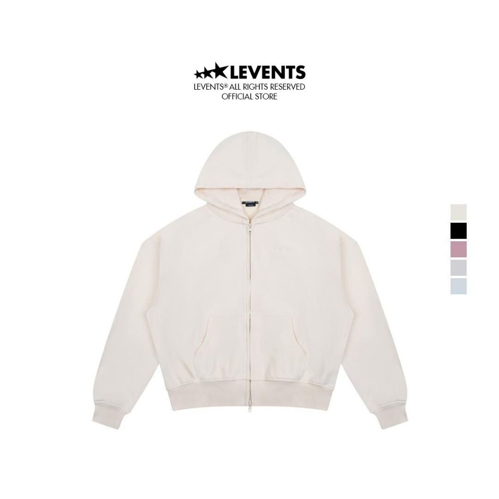 Levents Classic Boxy 2.0 Unisex Fleece Zipper Hoodie 