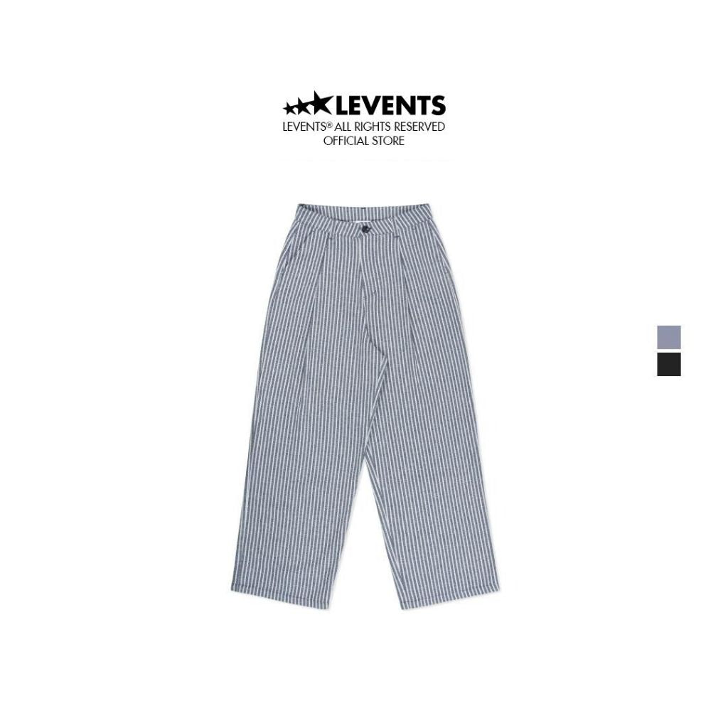 Levents® x Hello Kitty | Khaki Striped Chino Pants Poly Cotton Unisex 