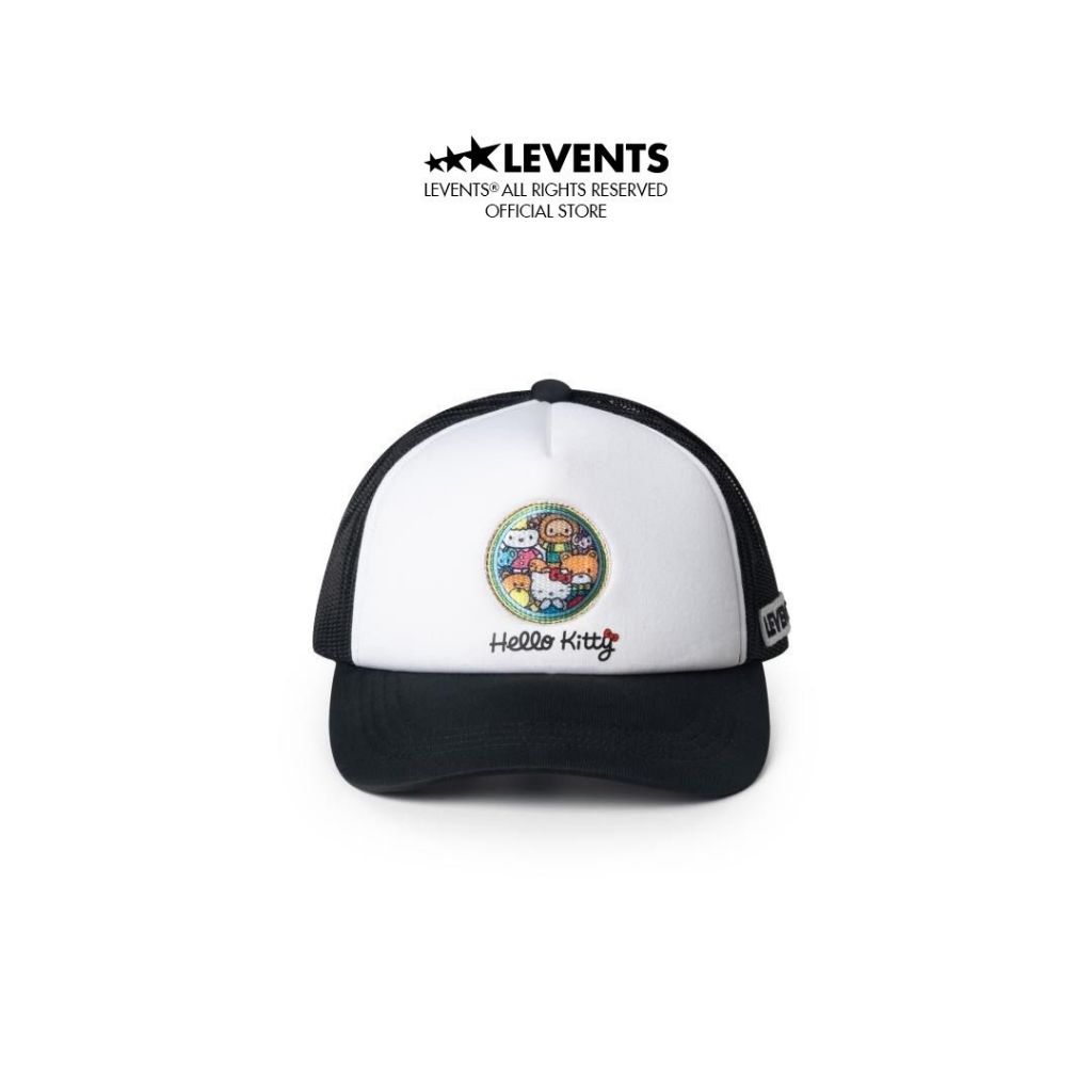 Levents® x Hello Kitty | Kitty's Family Cap/ Black Lacoste Unisex Sporty 