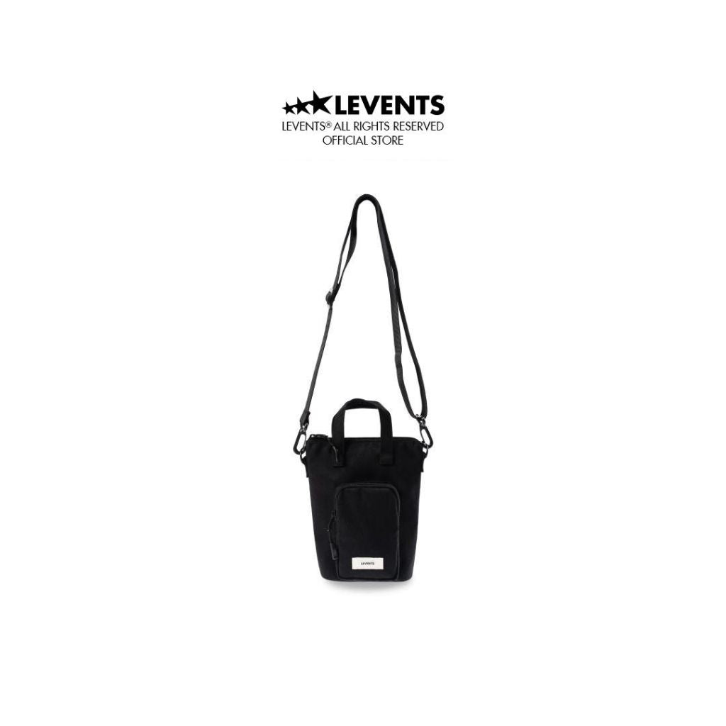 Levents Casual Mini Shoulder Bag/ Black Unisex Waterproof Poly