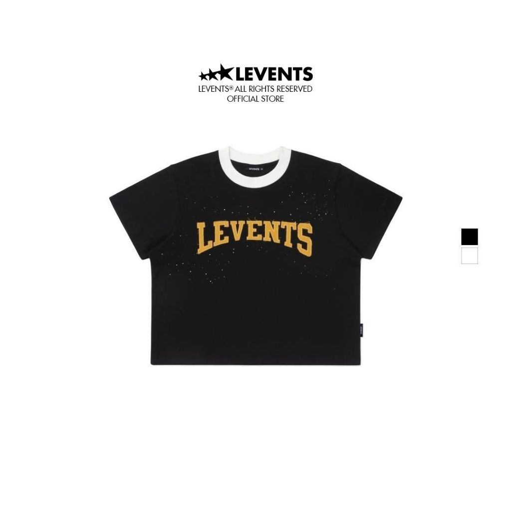 Boxy 2.0 Levents Stars Spray Tee 100% Cotton Unisex T-shirt 