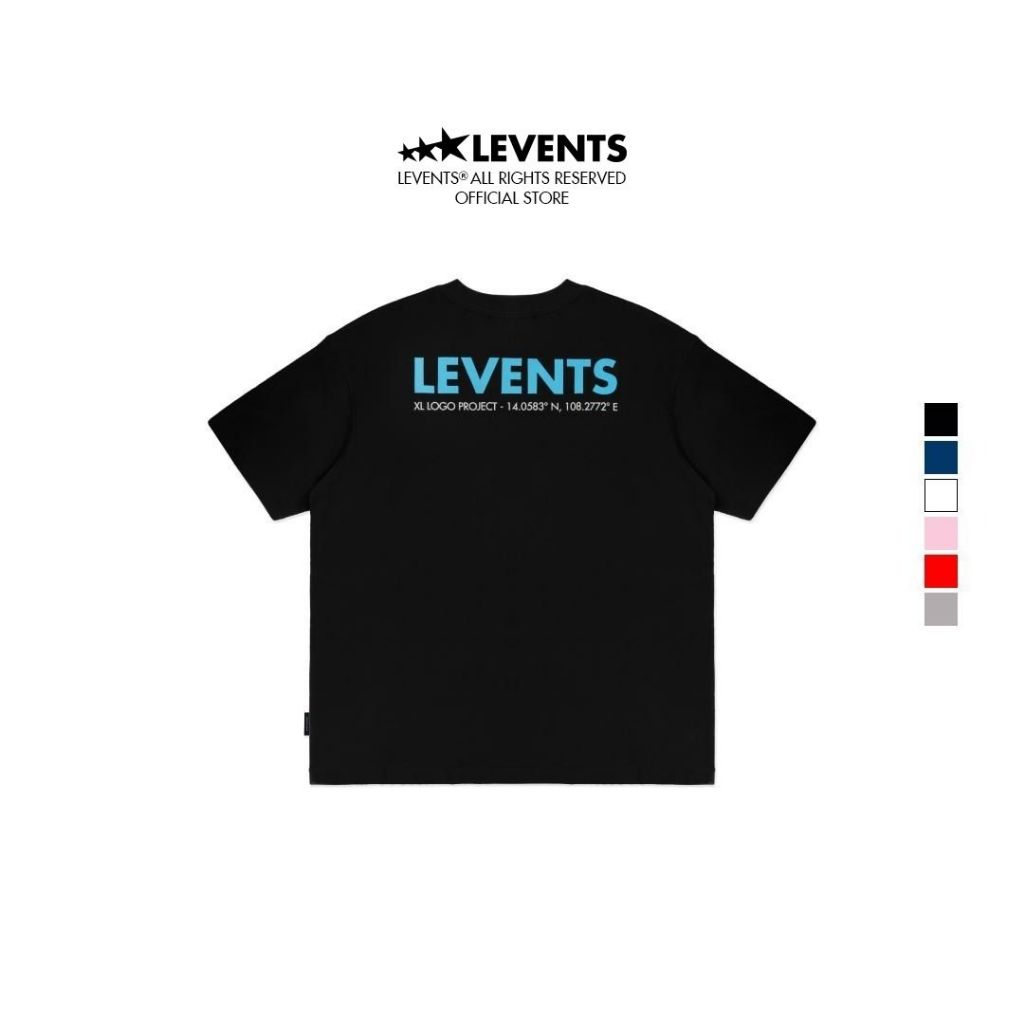 Levents XL Logo T-shirt 2.0 Tee 100% Cotton Unisex Oversized T-shirt 