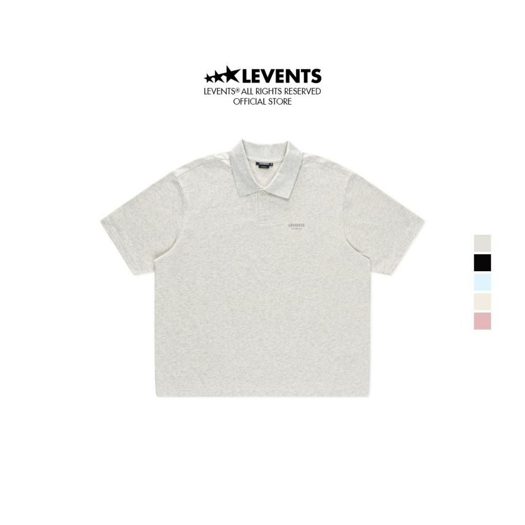 Levents Classic Semi-Oversize Polo Shirt 100% Cotton Unisex 