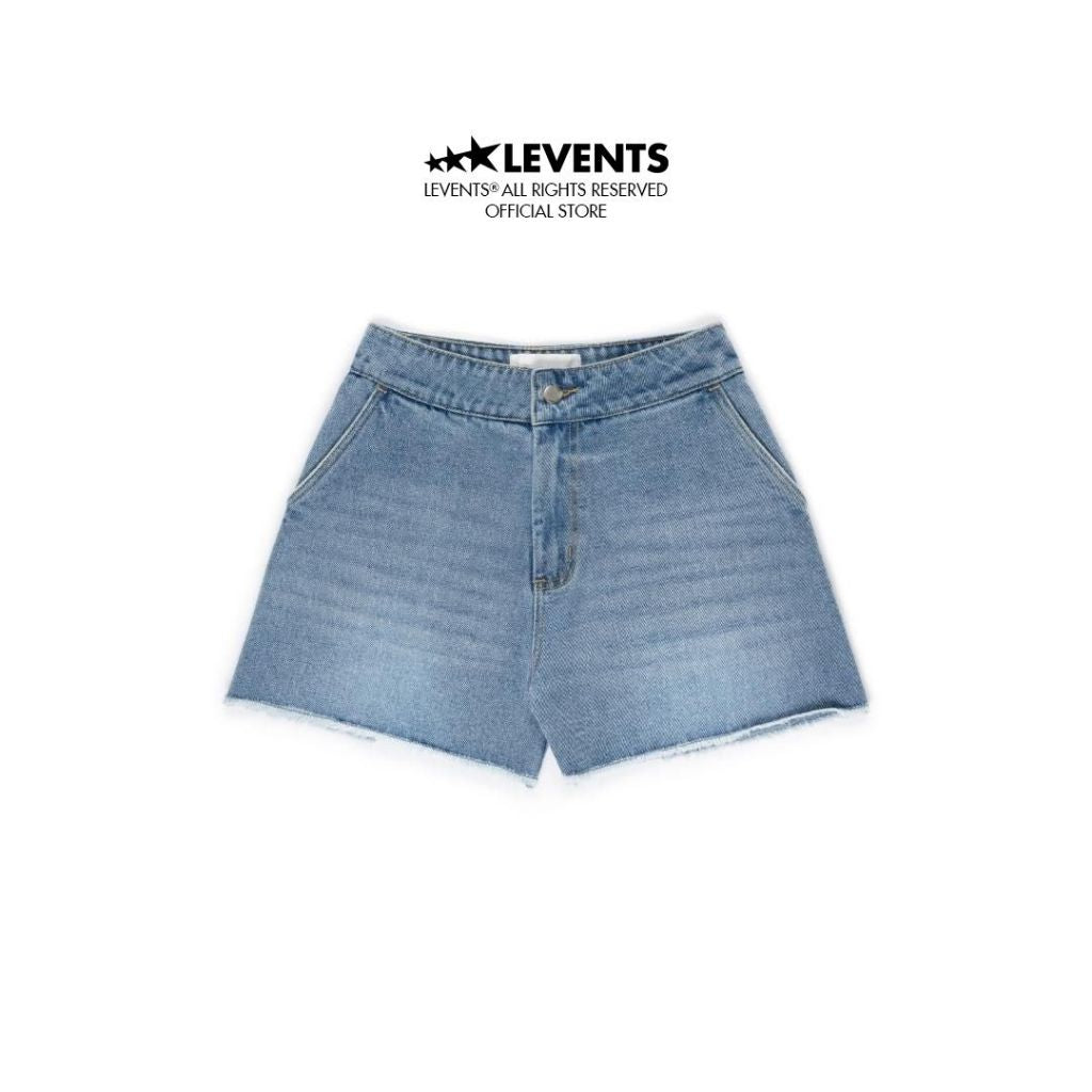 Levents Woman Denim Short Jeans/ Blue Pants Unisex Denim Short 