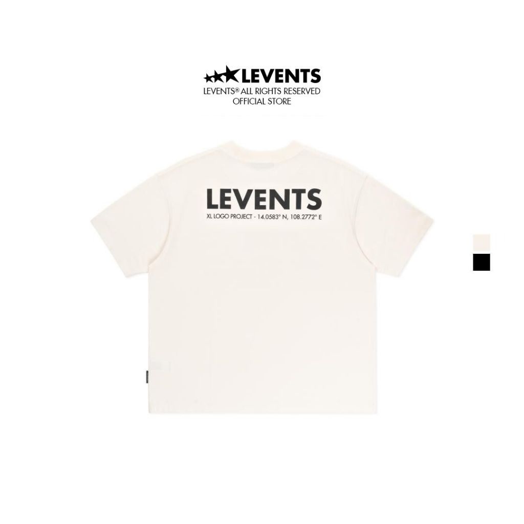 Semi-Oversize Levents XL Logo 3.0 Tee 100% Cotton T-shirt Unisex 