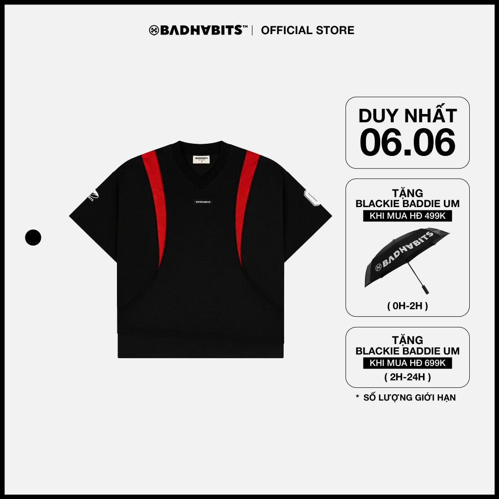[SẢN PHẨM MỚI] Áo thun Unisex - Áo RED LINE JERSEY - BAD HABITS