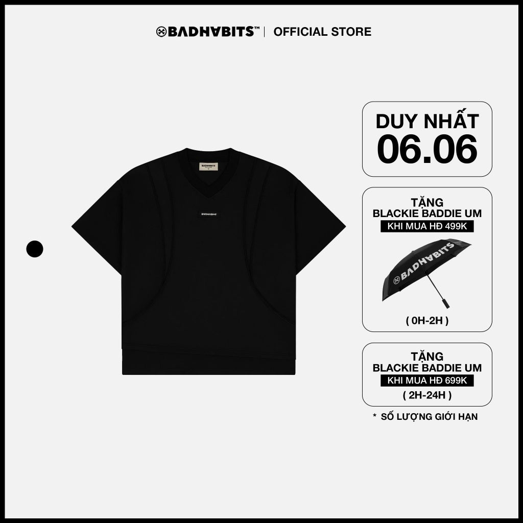 [SẢN PHẨM MỚI] Áo thun Unisex - Áo BLACK LINE JERSEY - BAD HABITS