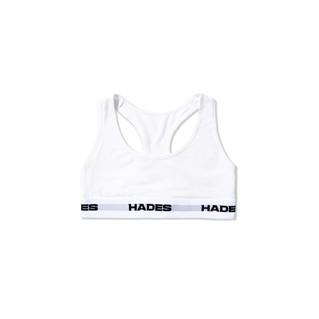 HADES Y-BACK SPORTS BRA - WHITE - Genuine HADES Brand