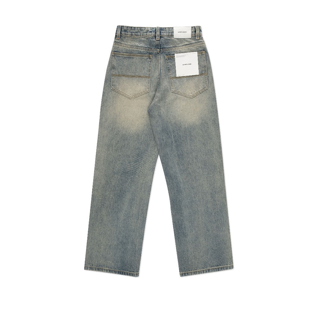 Quần Jeans Levents Straight Washed Jeans/ Smoky Aqua Pants Chất Denim Unisex Straight Fit