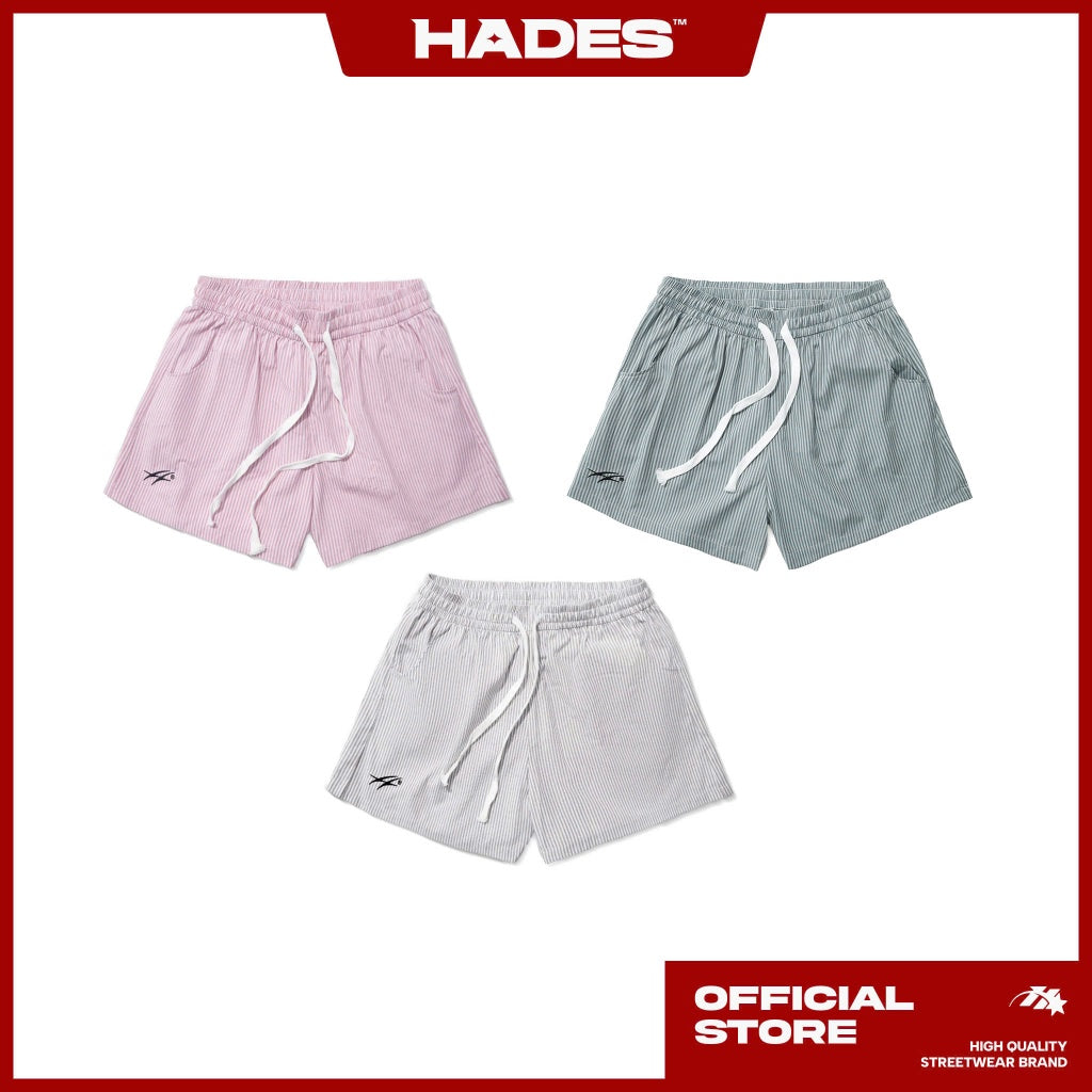 HADES Standard Striple Shorts Cotton - HADES Brand Genuine unisex cotton shorts