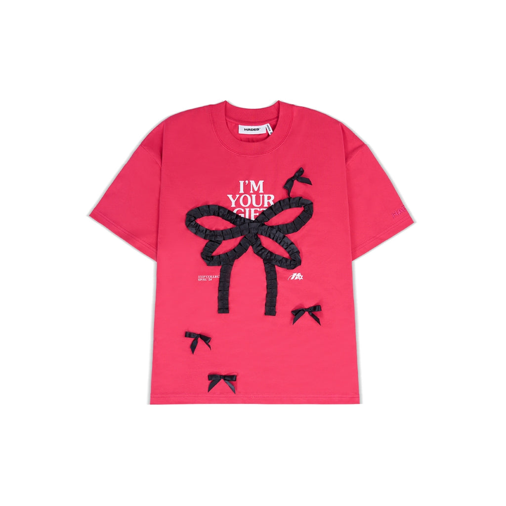 Unisex Cerise Bow Tee 100% cotton - Genuine HADES Brand