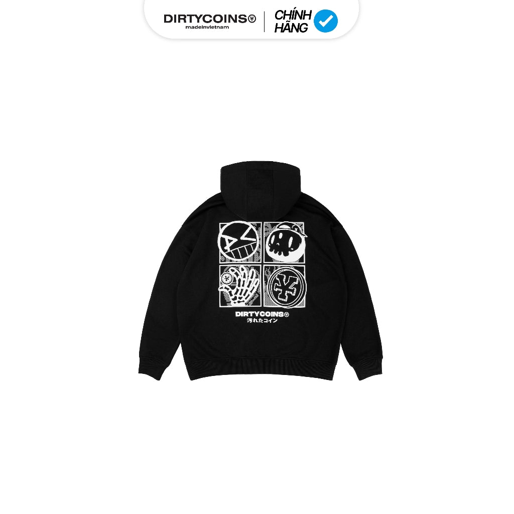 Áo Khoác DirtyCoins Hoodie Dico Mate - Black