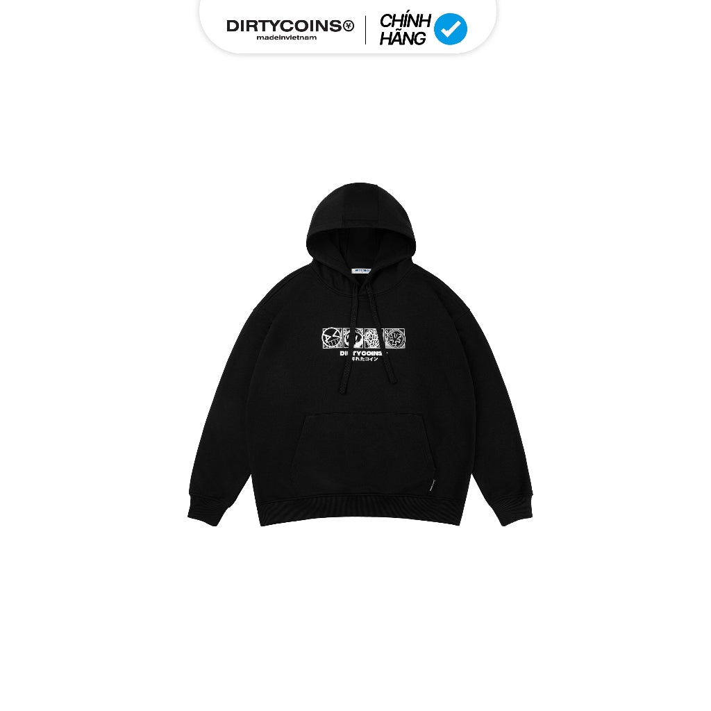 Áo Khoác DirtyCoins Hoodie Dico Mate - Black