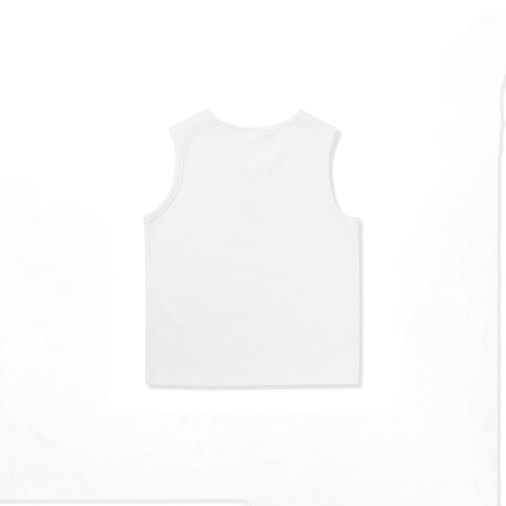 HADES Classic Tanktop Trắng - HADES Brand chính hãng Áo tanktop thun gân cotton unisex