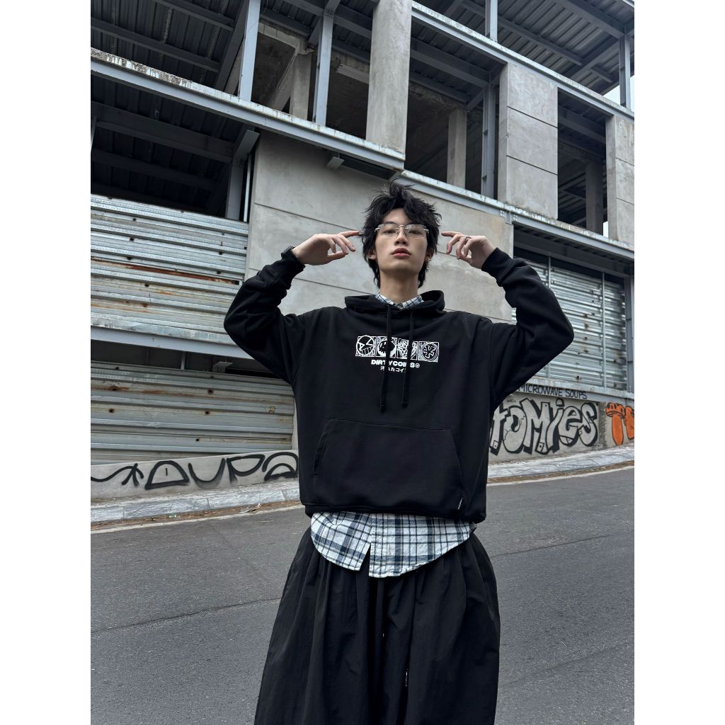 DirtyCoins Hoodie Dico Mate - Black