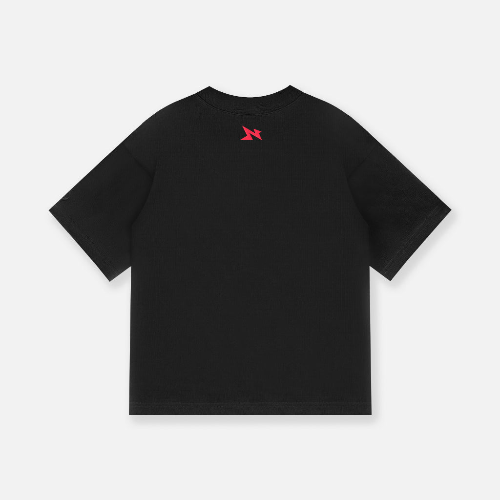 NEEDS OF WISDOM Puff N Tee T-shirt - Black - Genuine Local Brand