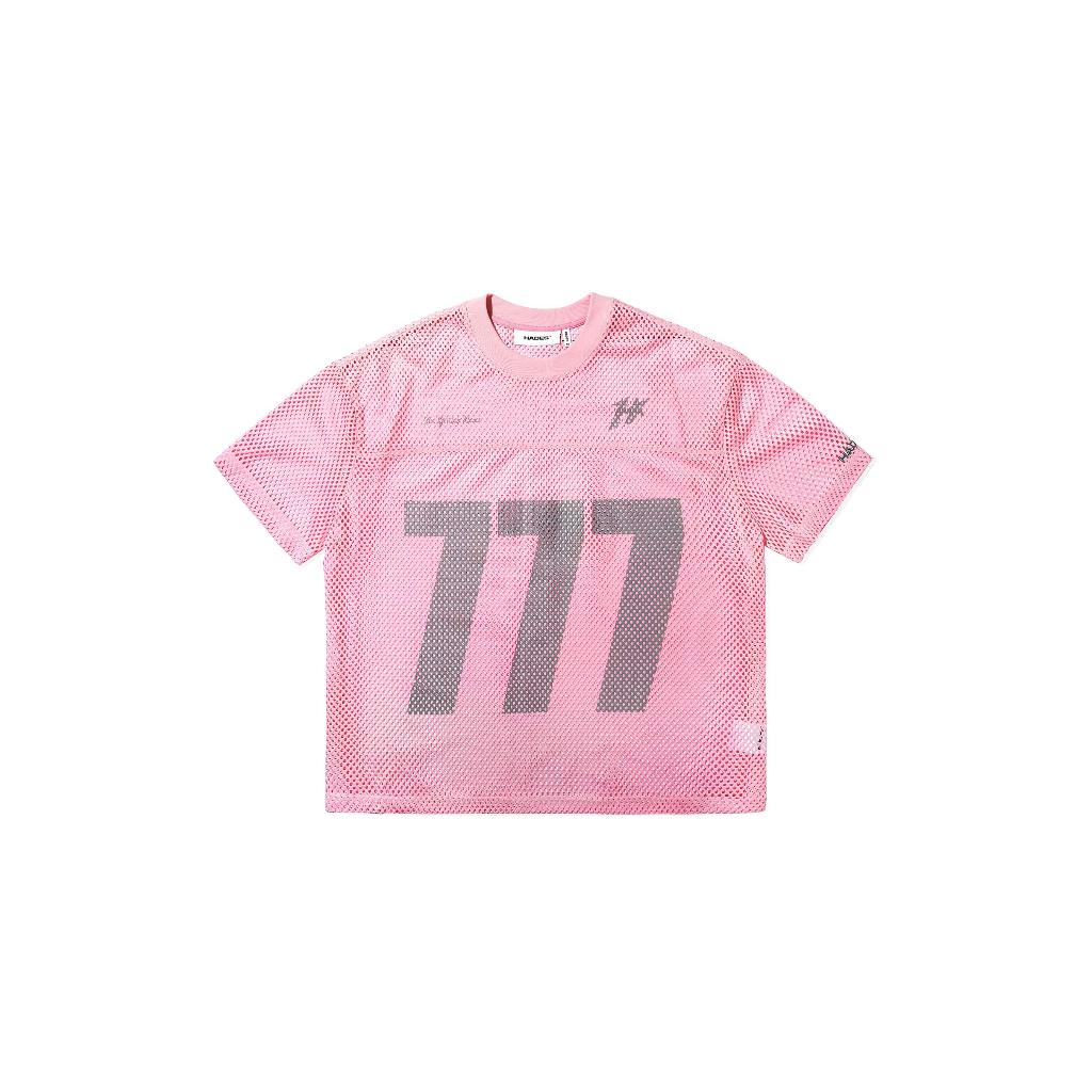 HADES 777 Jersey Mesh Pink - Genuine HADES Brand Unisex mesh jersey t-shirt
