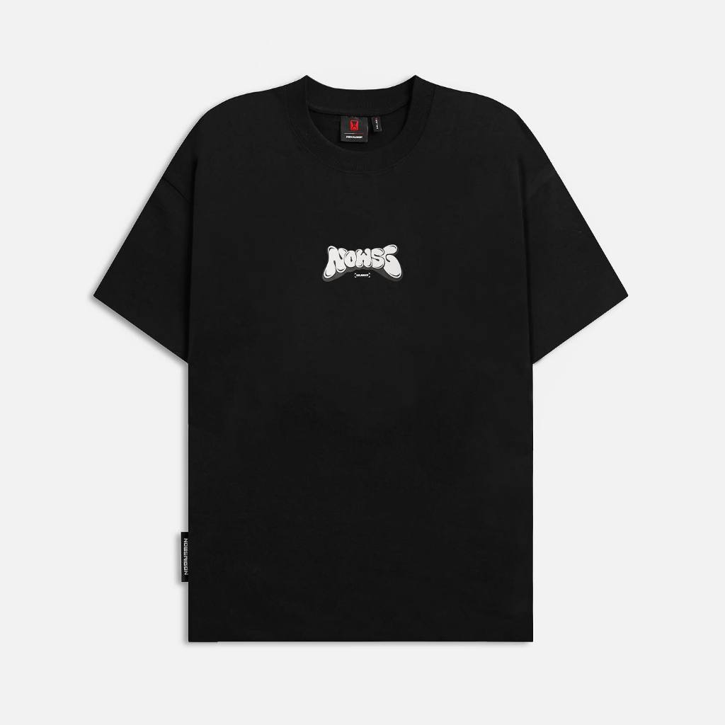 NEEDS OF WISDOM Puff Bubble Tee - Black - Genuine Local Brand